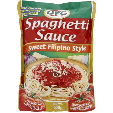 Presyo ng ufc spaghetti sauce